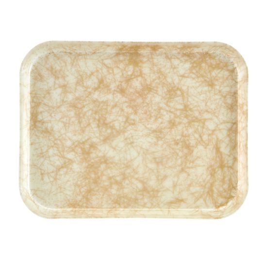 Picture of Cambro Camtray Rectangular Serving Trays, 14in x 18in, Antique Gold, Pack Of 12 Trays