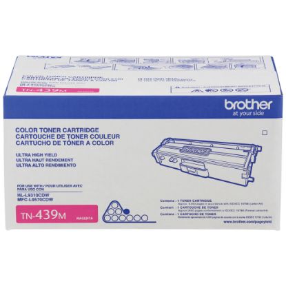 Picture of Brother TN-439 Magenta Extra-High Yield Toner Cartridge, TN-439M