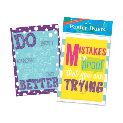 Picture of Barker Creek Poster Duet Set, Keep Trying, Pack Of 2