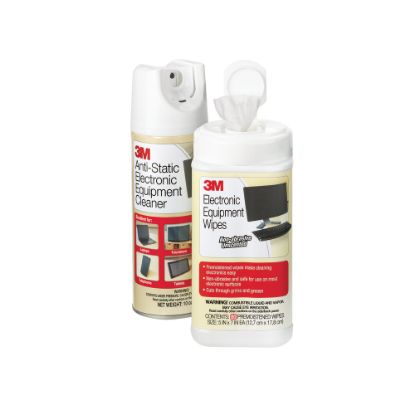 Picture of 3M Premoistened CD/DVD Wipes, Pack Of 80