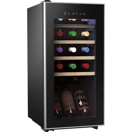 Picture of Cuisinart 3 Cu Ft Wine Cellar, Black/Smoke Glass