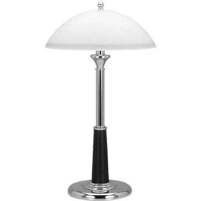 Picture of Victory Light Executive Desk Lamp, 24inH, Frosted Glass Shade/Chrome Base