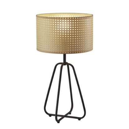 Picture of Adesso Colton Table Lamp, 25inH, Brown Shade/Antique Bronze Base