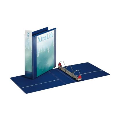 Picture of Cardinal XtraLife Locking Slant-D Ring 3-Ring Binder, 2in D-Rings, Blue