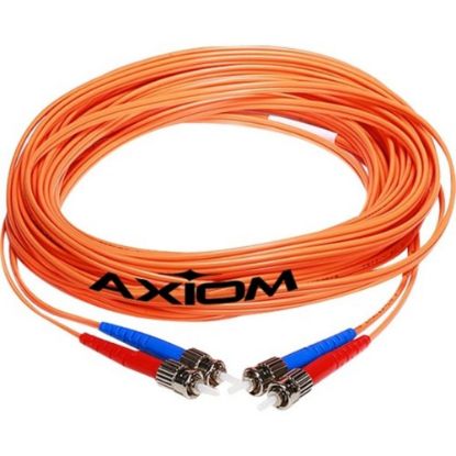 Picture of Axiom ST/ST Multimode Duplex OM1 62.5/125 Fiber Optic Cable 3m - Fiber Optic for Network Device - 9.84 ft - 2 x ST Male Network - 2 x ST Male Network