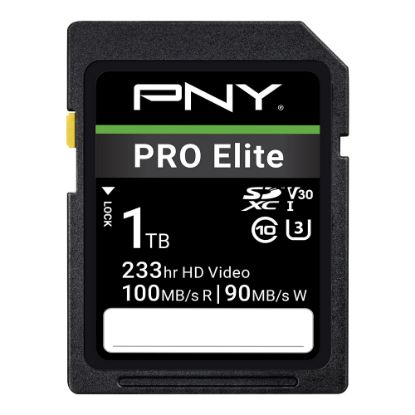 Picture of PNY PRO Elite Class 10 U3 V30 SD Flash Memory Card, 1TB