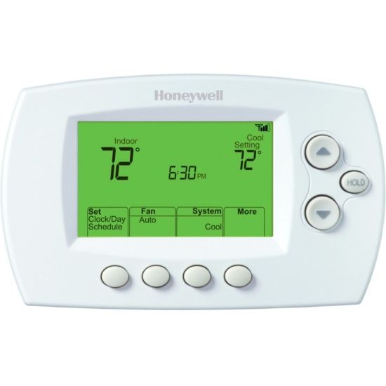 Picture of Honeywell Wi-Fi 7-Day Programmable Touchscreen Thermostat, 3-1/2inH, White