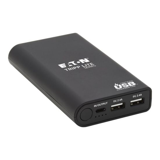 Picture of Tripp Lite Portable USB Battery Charger Mobile Power Bank 10,050 mAh USB-IF - Black