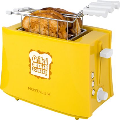 Picture of Nostalgia Electrics 2-Slice Grilled Cheese Toaster, Yellow