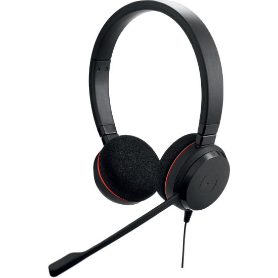 Picture of Jabra EVOLVE 20 UC Headset - Stereo - USB - Wired - Over-the-head - Binaural - Noise Canceling - Black