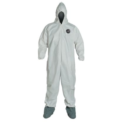 Picture of DuPont ProShield NexGen Coveralls With Hood And Boots, XXL, White, Pack Of 25