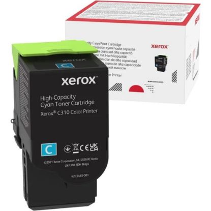 Picture of Xerox Original High Yield Laser Toner Cartridge - Single Pack - Cyan - 1 / Each - 5500 Pages