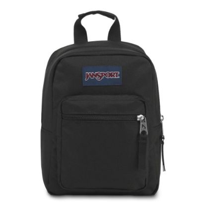 Picture of JanSport Big Break Lunch Bag, 9-1/4inH x 8-5/8inW x 3inD, 70% Recycled, Black