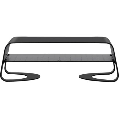 Picture of Twelve South Curve Riser for iMac & Displays - 1 x Shelf(ves) - 10.8in Height x 13.6in Width - Desktop - Metal - Black