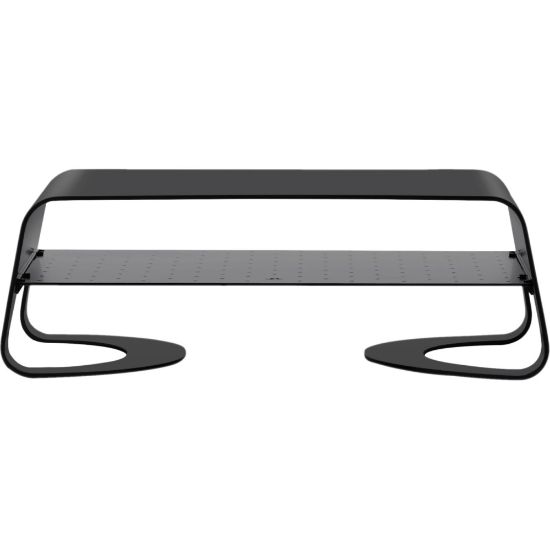 Picture of Twelve South Curve Riser for iMac & Displays - 1 x Shelf(ves) - 10.8in Height x 13.6in Width - Desktop - Metal - Black