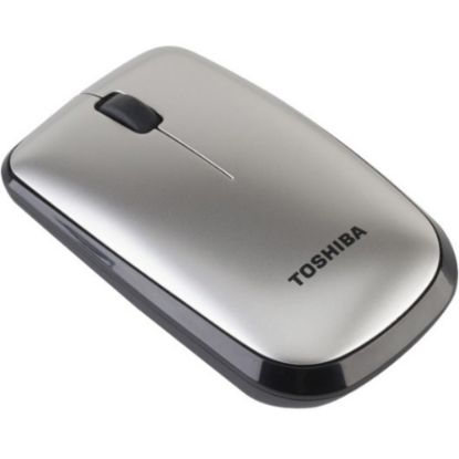 Picture of Toshiba W30 - Mouse - right and left-handed - optical - 3 buttons - wireless - 2.4 GHz - USB wireless receiver - gold - for Dynabook Toshiba Portege X20, X30; Toshiba Tecra A40, A50, C40, C50, X40, Z50; Tecra Z40