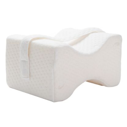 Picture of Mind Reader Orthopedic Foam Knee Pillow, 5-3/4inH x 8inW x 10inD, White