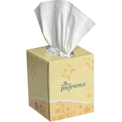 Picture of Georgia-Pacific Preference Facial Tissue, 100 Sheets Per Box