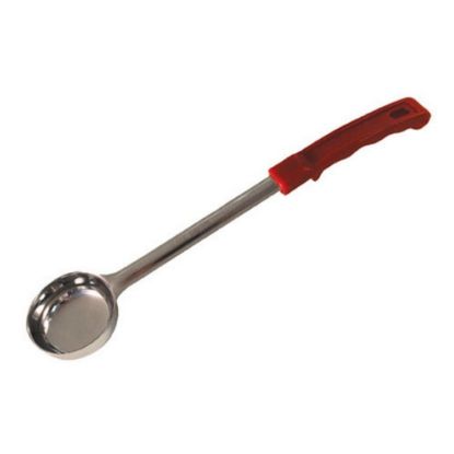 Picture of Winco Solid Portion Spoon, 2 Oz, Red