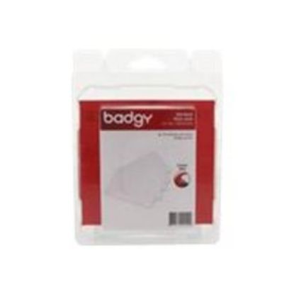 Picture of Badgy - Polyvinyl chloride (PVC) - 30 mil - white - 100 card(s) cards - for Badgy 100, 200, 1st Generation