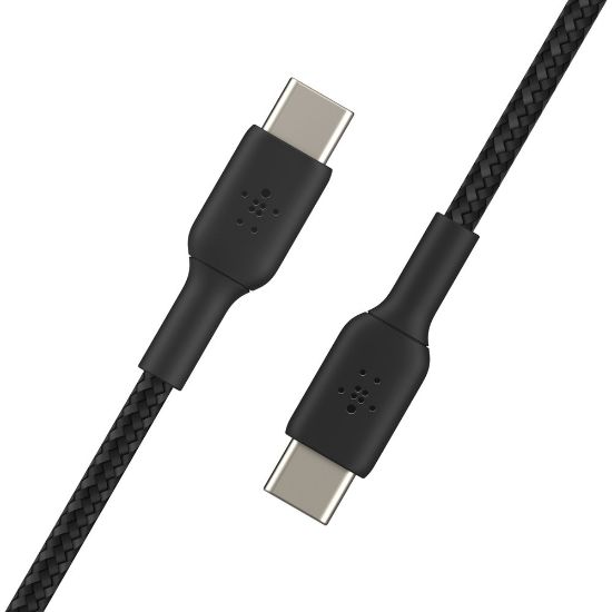 Picture of Belkin BoostCharge Braided USB-C To USB-C Cable, 1M/3.3ft, Black