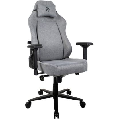 Picture of Arozzi PRIMO-WF Gaming Chair - For Gaming - Fabric, Foam, Metal, Aluminum, Woven - Gray