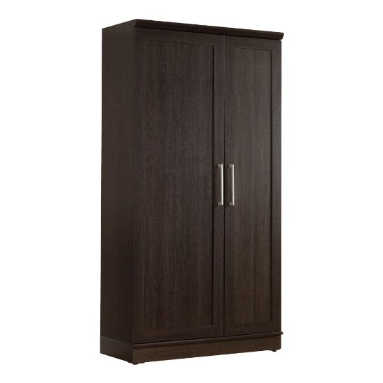 Picture of Realspace 36inW 12-Shelf Storage Cabinet, Dakota Oak