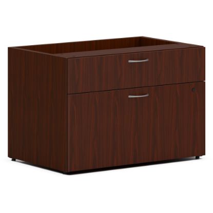 Picture of HON Mod Low Personal Credenza | 2 Drawers | 30inW | Traditional Mahogany Finish - 30in x 20in21in - 2 x Storage, File Drawer(s) - Finish: Traditional Mahogany