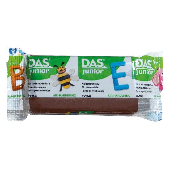 Picture of Das Junior Air-Drying Modeling Clay, 3.5 Oz, Brown