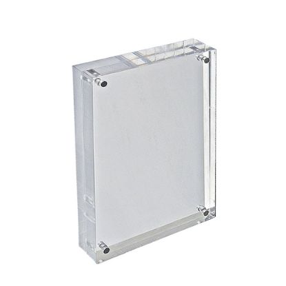 Picture of Azar Displays Acrylic Vertical/Horizontal Block Frame, 8 1/2in x 5 1/2in, Clear