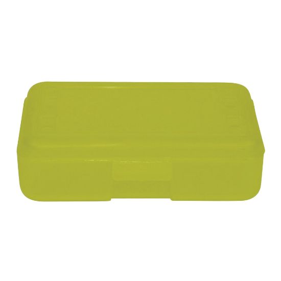 Picture of Romanoff Products Pencil Boxes, 8 1/2inH x 5 1/2inW x 2 1/2inD, Lemon, Pack Of 12