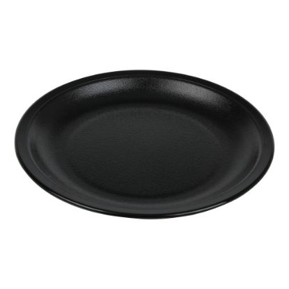 Picture of Cambro Camwear Round Dinnerware Plates, 5-1/2in, Black, Set Of 48 Plates