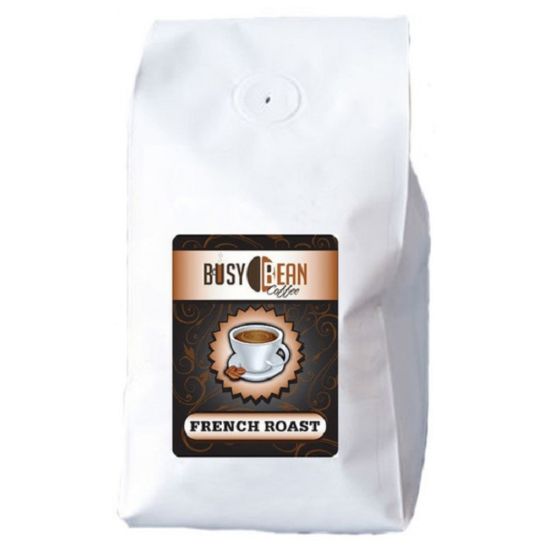 Picture of Hoffman Busy Bean Whole Bean Coffee, French Vanilla, Dark Roast, 5 Lb, Pack Of 2 Bags