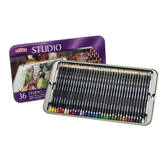 Picture of Derwent Studio Pencil Set, Assorted Colors, Set Of 36 Pencils