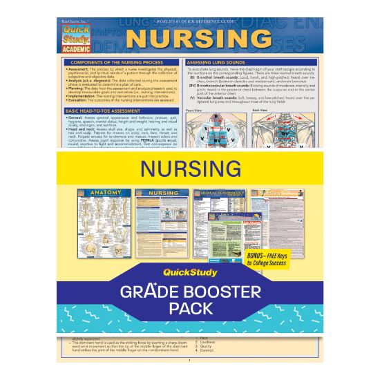 Picture of QuickStudy Grade Booster Pack, Nursing