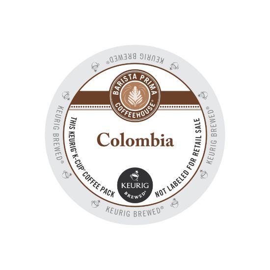 Picture of Barista Prima Coffeehouse Single-Serve Coffee K-Cup Pods, Columbia Roast, Carton Of 24