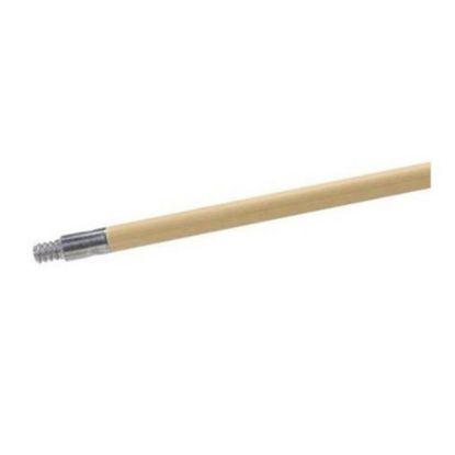 Picture of Carlisle Wood Broom Handle With Threaded Metal Tip, 60in