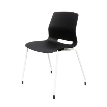 Picture of KFI Studios Imme Stack Chair, Black/White