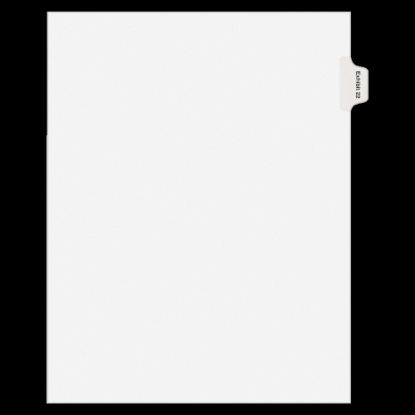 Picture of Avery Allstate-Style 30% Recycled Collated Legal Exhibit Dividers, 8 1/2in x 11in, White Dividers/White Tabs, EXHIBIT 22, Pack Of 25 Tabs