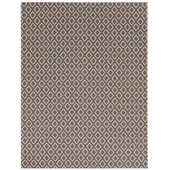 Picture of Foss Floors Area Rug, 6ftH x 8ftW, Diamond, Beige/White