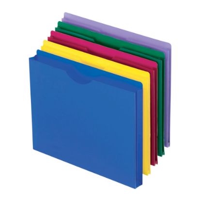 Picture of Pendaflex Poly Expanding File Jackets, Letter Size, Assorted Colors, Pack Of 10