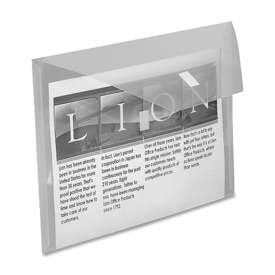 Picture of LION Weatherproof Poly Envelope, 8-1/2in x 11in