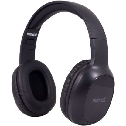 Picture of Maxell Bass13 Headset - Wireless - Bluetooth - Over-the-head - Circumaural - Black