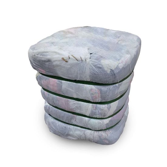 Picture of Pro-Clean Basics Terry Rags, Assorted Sizes, Assorted Colors, 100-Lb Bale