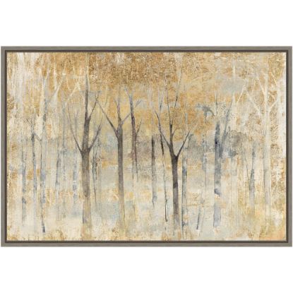 Picture of Amanti Art Seasons End Gold by Avery Tillmon Framed Canvas Wall Art Print, 16inH x 23inW, Greywash