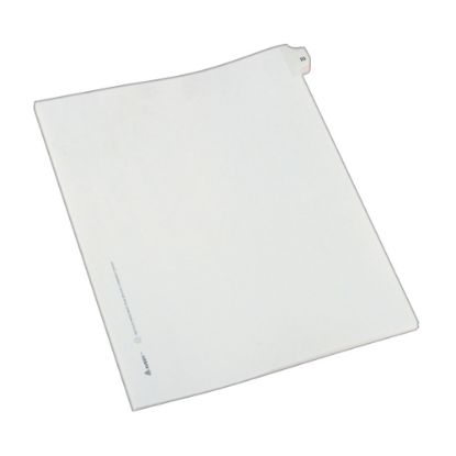 Picture of Avery Allstate-Style Collated Legal Exhibit Dividers, 8 1/2in x 11in, White Dividers/White Tabs, 25, Pack Of 25 Tabs