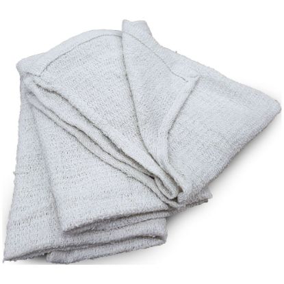 Picture of Pro-Clean Basics Terry Towels, 14in x 17in, White, Pack Of 144 Towels