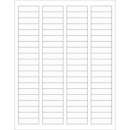 Picture of Tape Logic Laser Labels, LL220CL, Rectangle, 1 3/4in x 1/2in, Clear, Pack Of 8,000