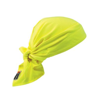 Picture of Ergodyne Chill-Its 6710FR Evaporative FR Cooling Triangle Hats, Lime, Pack Of 6 Hats