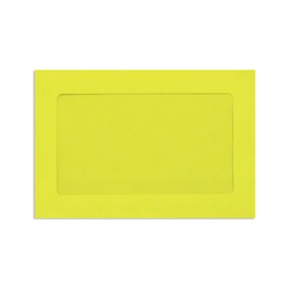 Picture of LUX #6 1/2 Full-Face Window Envelopes, Middle Window, Gummed Seal, Citrus, Pack Of 50